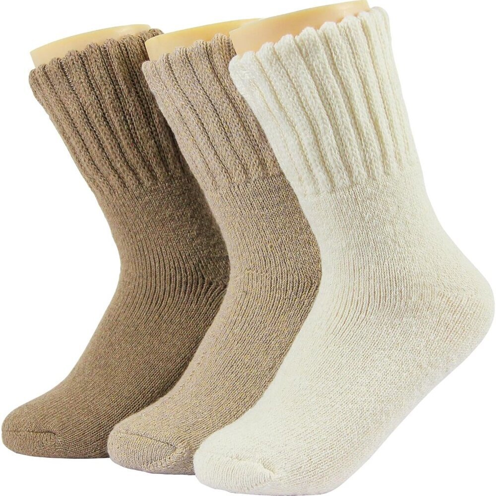 Women’s Thick Knit Winter Socks Calf Length Warm Stretch Gift